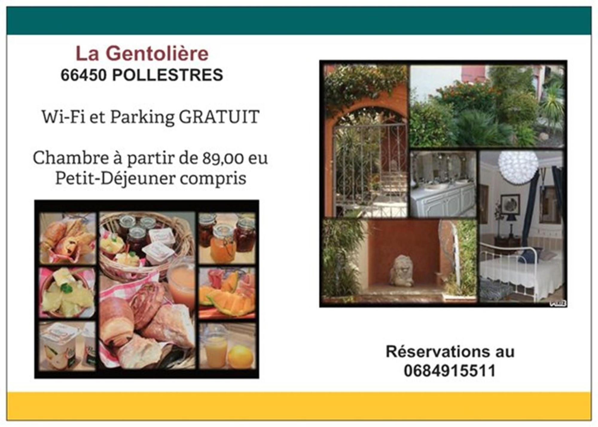 Pollestres La Gentoliere B&B 외부 사진
